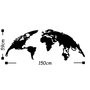 Wallity World Map Large Negro